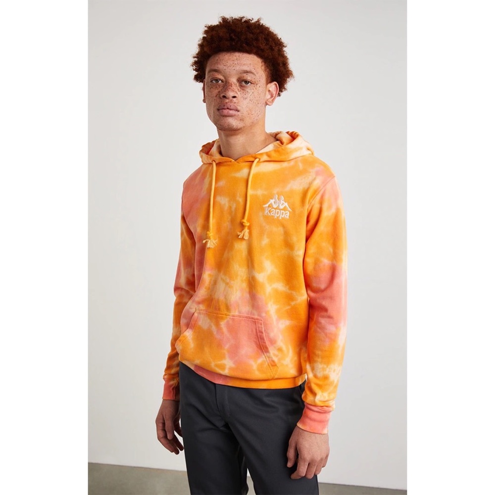 NWT Kappa Orange Tie Dye Hoodie XL
